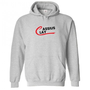 Cassius Clay Unisex Classic Kids and Adults Pullover Hoodie for Boxers